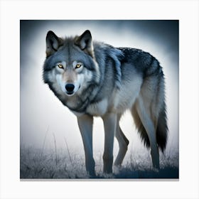 Grey Wolf Canvas Print