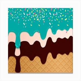 Ice Cream Canvas Print