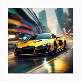 Audi R8 Wallpaper Canvas Print