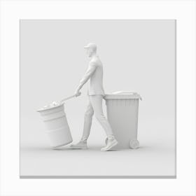 Garbage Man Canvas Print