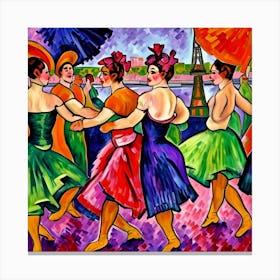 Dancing In Paris Canvas Print