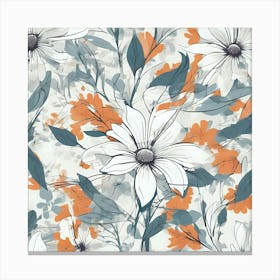 Floral Pattern 2 Canvas Print