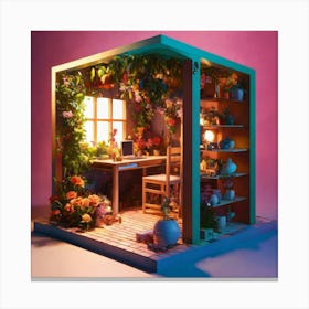 Dollhouse Canvas Print