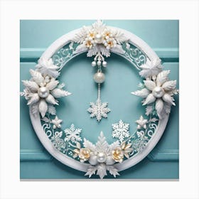 Christmas Wreath 4 Canvas Print