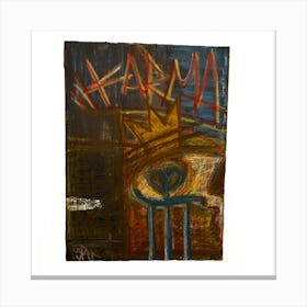 KING KARMA  Canvas Print