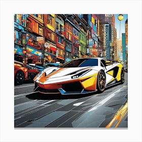 Lamborghini 72 Canvas Print