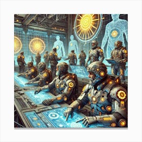 Solar Technocrats Converted 1 Canvas Print