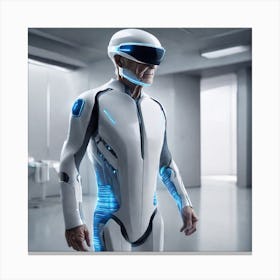 Futuristic Man 25 Canvas Print