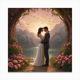 Fairytale Wedding 1 Canvas Print