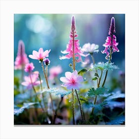 Vibrant Wild Flowers Canvas Print