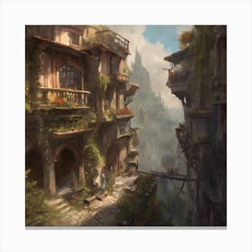 Fantasy City 103 Canvas Print