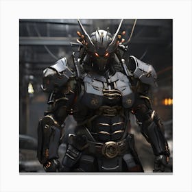 Futuristic Armor Canvas Print