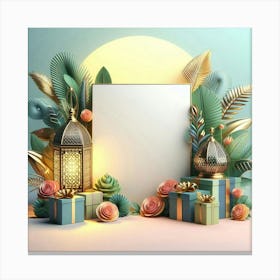 Islamic Ramadan Background 8 Canvas Print