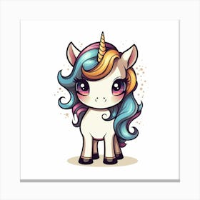 Cute Unicorn 139 Canvas Print