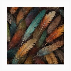 Feathers 6 Canvas Print