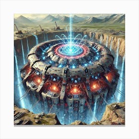 Mantlequake Array Canvas Print