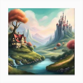 Realm of Enchanted Tranquility Canvas Print