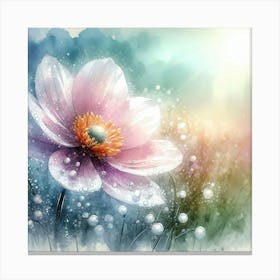 Watercolor Flower Canvas Print