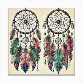 Tattoo Dreamcatcher 3 Canvas Print