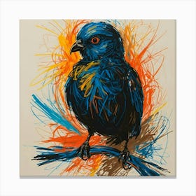 Blue Bird Canvas Print