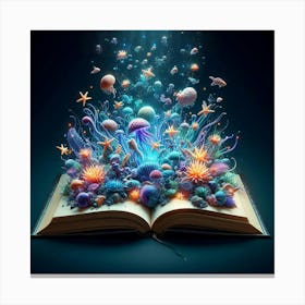 Underwater Book 1 Canvas Print