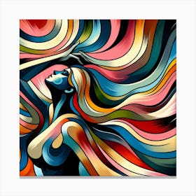 Abstract Of A Woman 10 Canvas Print