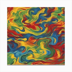 Colorful Swirls Canvas Print