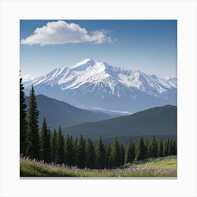 Mountain View Canvas Print