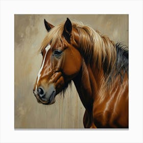 Horse Portrait 4 Canvas Print