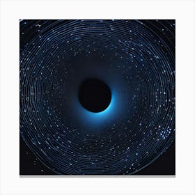 Galactic Noir Spectacle Canvas Print