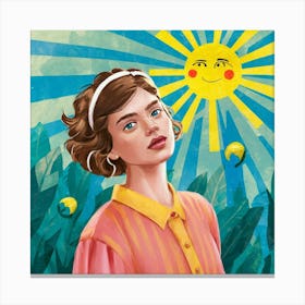 Here Comes The Sun Art Illustration Painting Fashi J04m190grfg02b2opu9xoq Ze B3ya1rpileqibyxkqcw Canvas Print