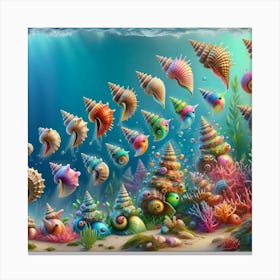 Sea Shells Canvas Print