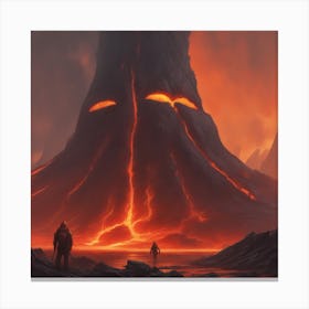 Lava Monster Canvas Print