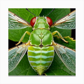 True Bugs Insects Beaks Piercing Sucking Hemiptera Proboscis Antennae Wings Shell Exoskel Canvas Print