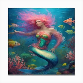 Mermaid 1 Canvas Print