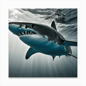Great White Shark 17 Canvas Print