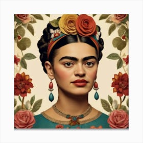 Default Default Vintage Frida Kahlo For Defferent Seasons Aest 2 (1) Canvas Print