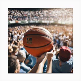 Crowd At A Basketball Game Canvas Print