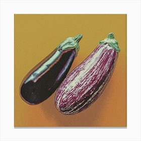 Eggplants Canvas Print