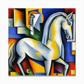 White Horse Canvas Print