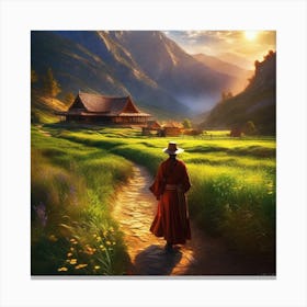 Buddhist Canvas Print