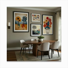 Floral Arrangement Canvas Print