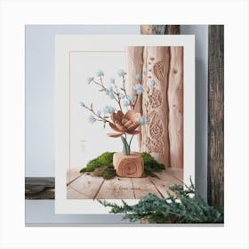 Wood Print Canvas Print