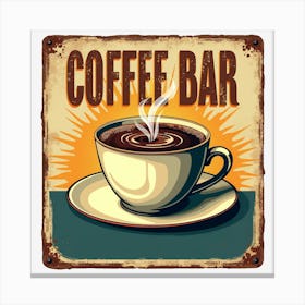 Coffee Bar 1 Canvas Print