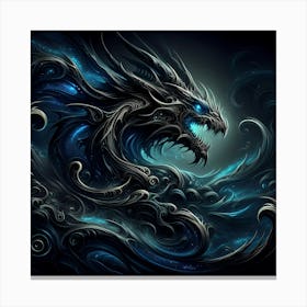 Dark Dragon 1 Canvas Print