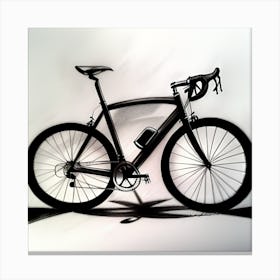 Bike Drawing Canvas Print