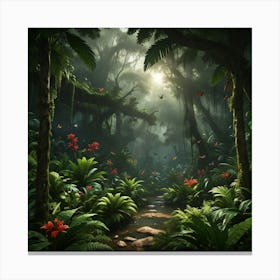 Tropical Forest 6 Canvas Print