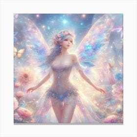 Fairy In The Garden 1 Canvas Print