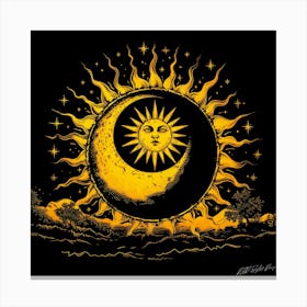 Lunar Year - Eclipse Path Canvas Print