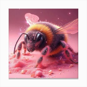 Bee In Pixie Dust Canvas Print